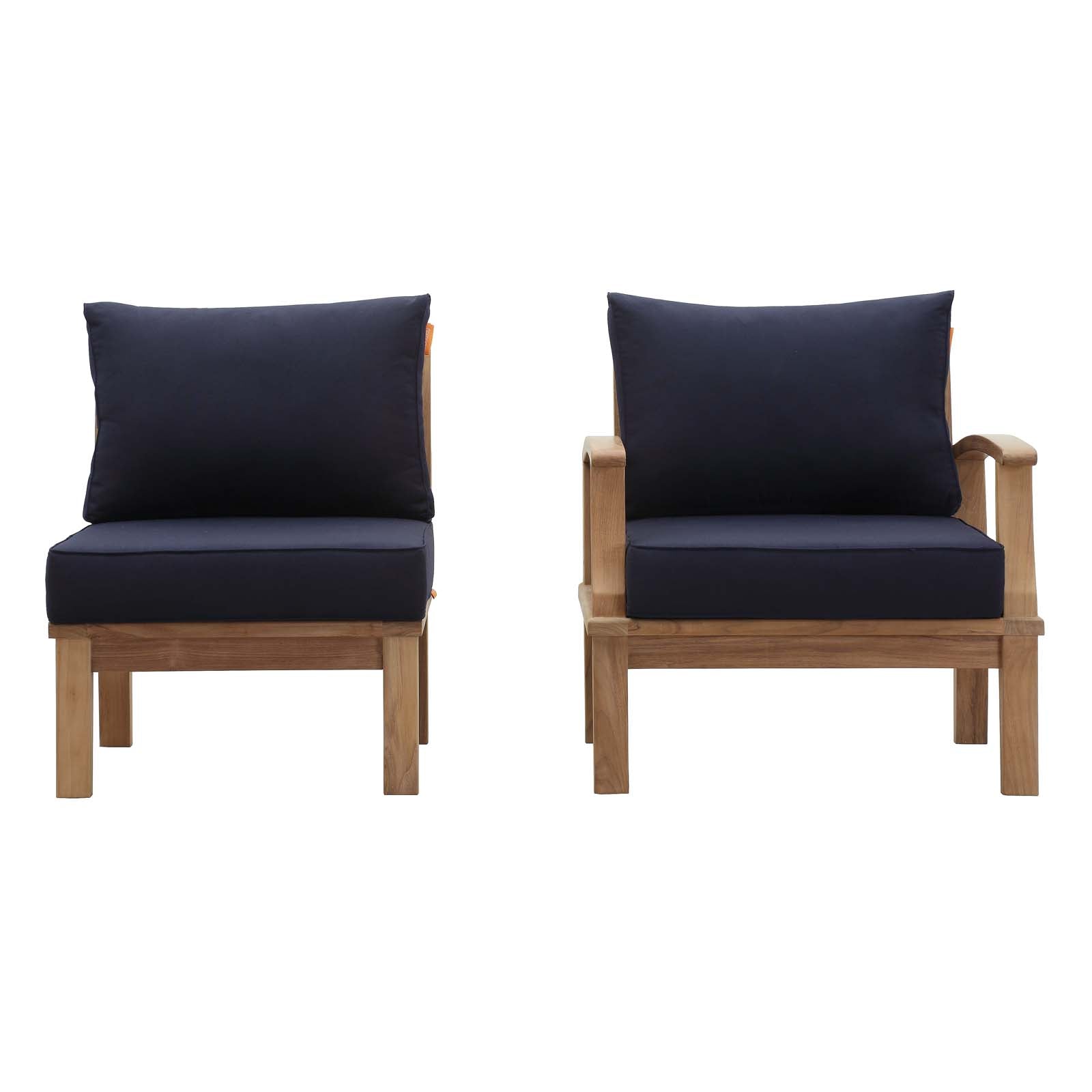 outdoor 2 Piece Outdoor Patio Teak Set