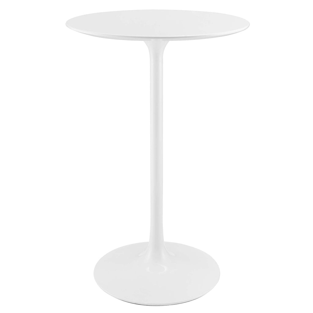 Lippa Round Wood Bar Table