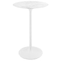 Lippa Round Artificial Marble Bar Table