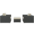 outdoor 3 Piece Outdoor Patio Sunbrella® Sectional Set