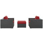 outdoor 3 Piece Outdoor Patio Sunbrella® Sectional Set