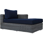 Summon 5 Piece Outdoor Patio Sunbrella® Sectional Set