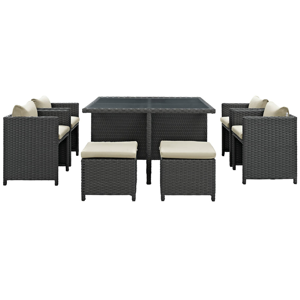 outdoor 9 Piece Outdoor Patio Sunbrella® Dining Set