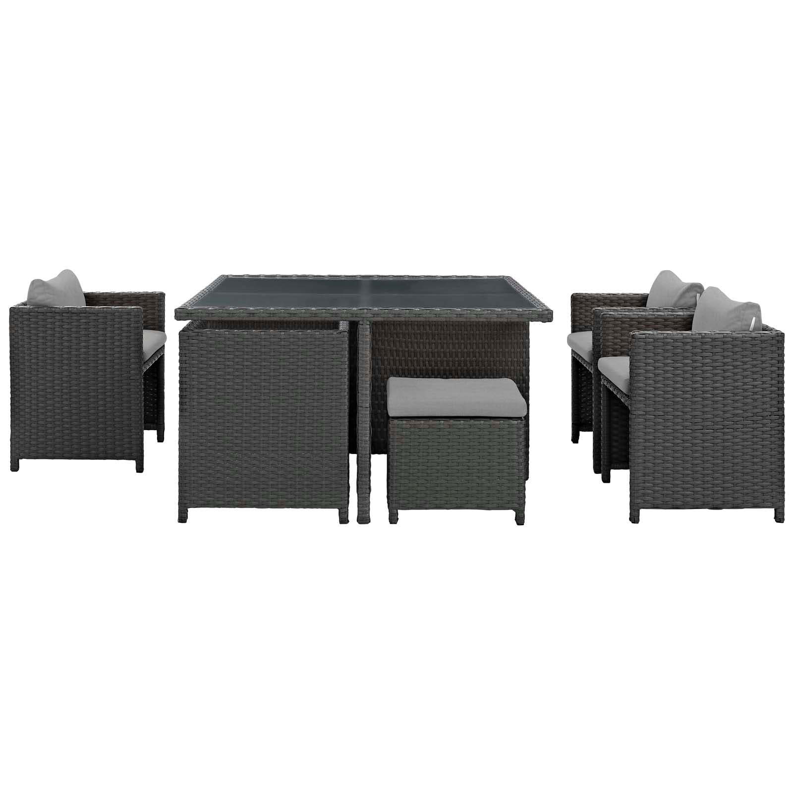 outdoor 9 Piece Outdoor Patio Sunbrella® Dining Set