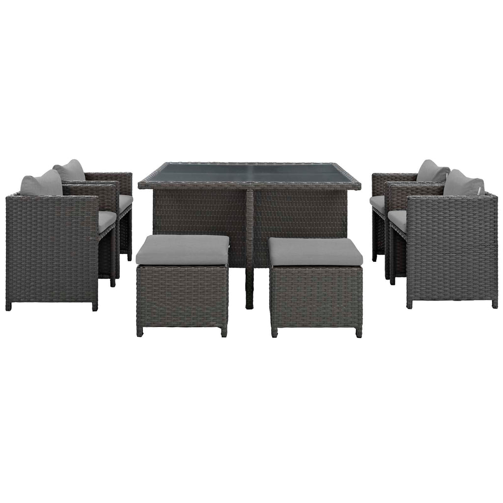 outdoor 9 Piece Outdoor Patio Sunbrella® Dining Set
