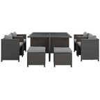 outdoor 9 Piece Outdoor Patio Sunbrella® Dining Set