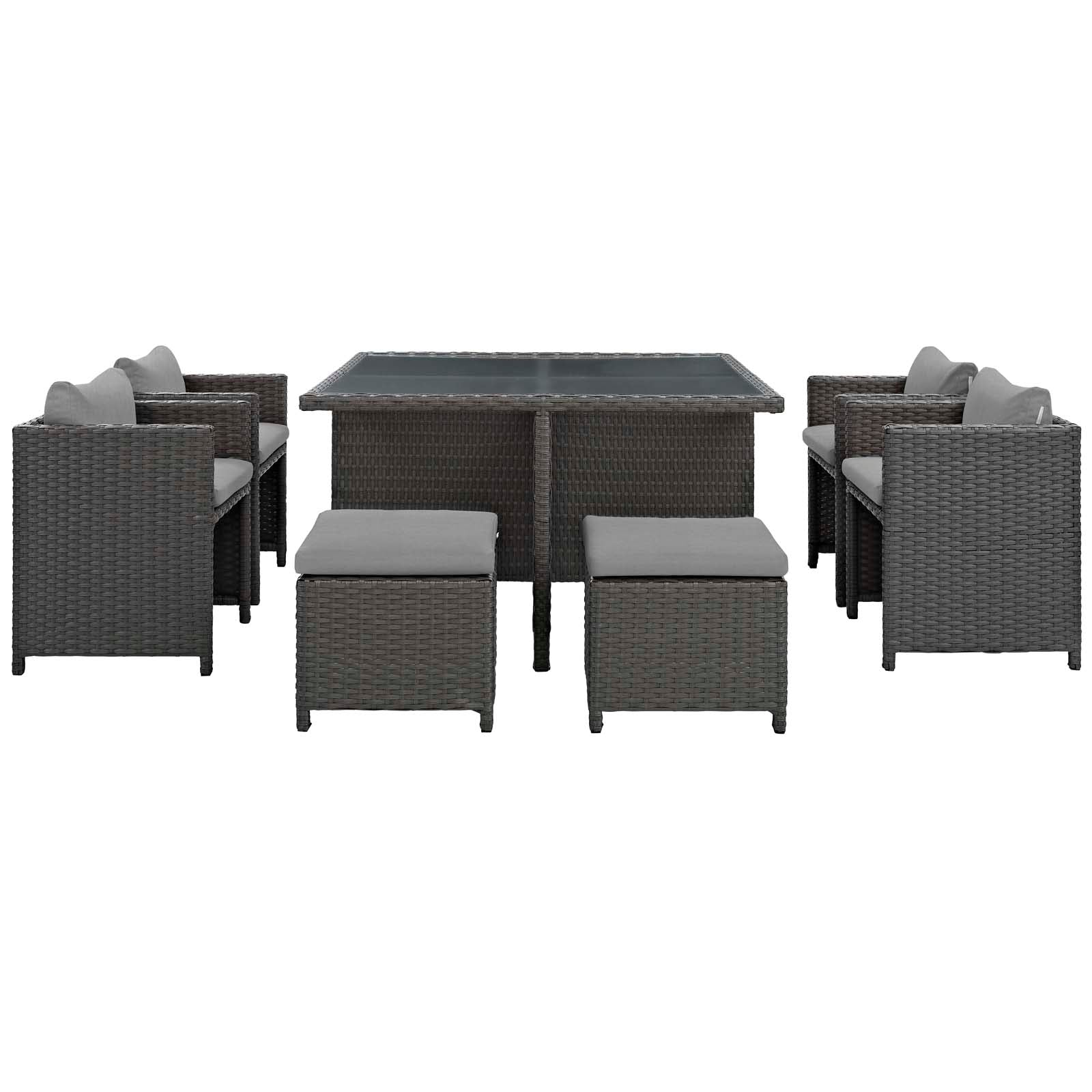 outdoor 9 Piece Outdoor Patio Sunbrella® Dining Set