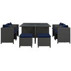 outdoor 9 Piece Outdoor Patio Sunbrella® Dining Set