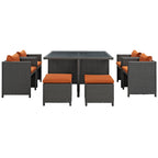 outdoor 9 Piece Outdoor Patio Sunbrella® Dining Set