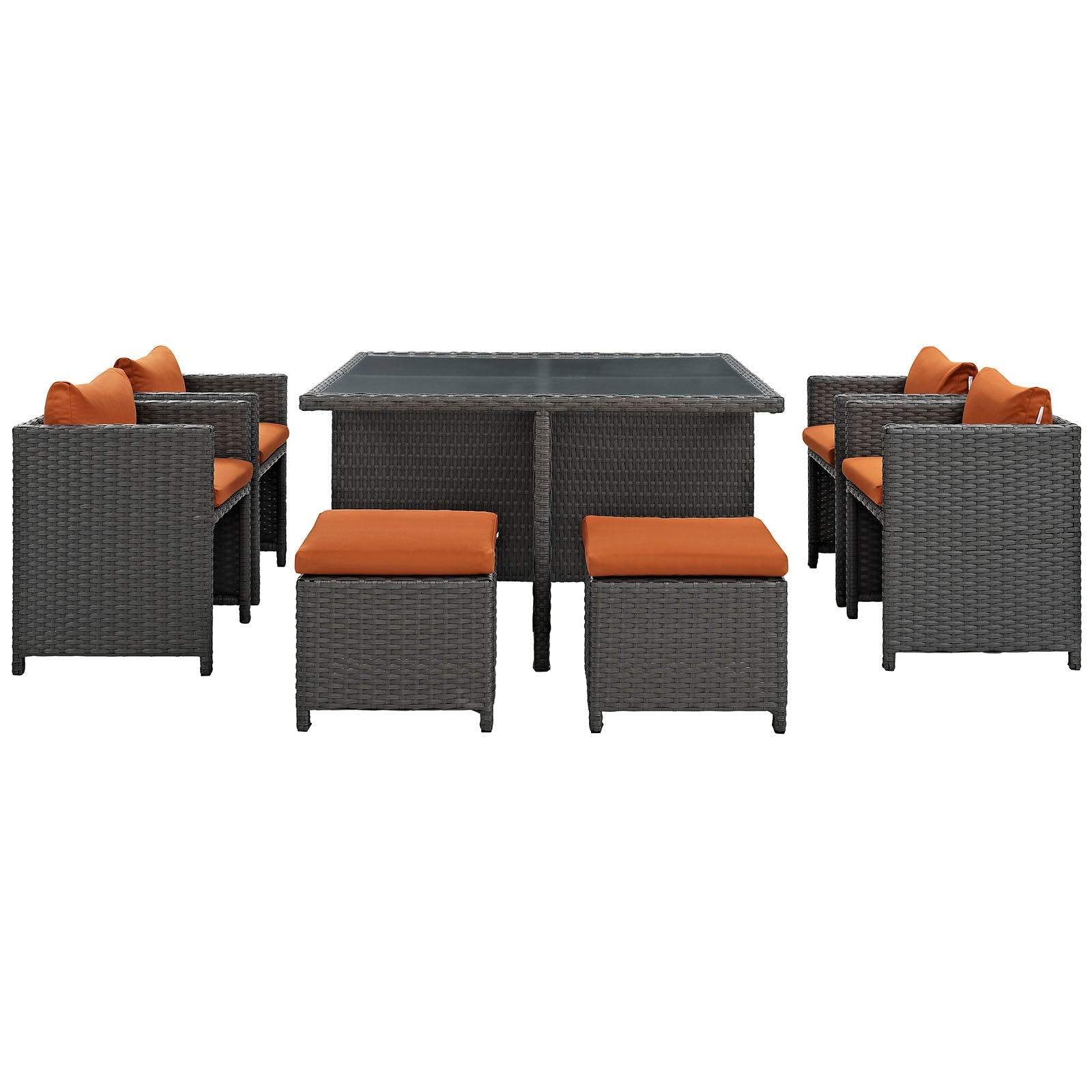 outdoor 9 Piece Outdoor Patio Sunbrella® Dining Set
