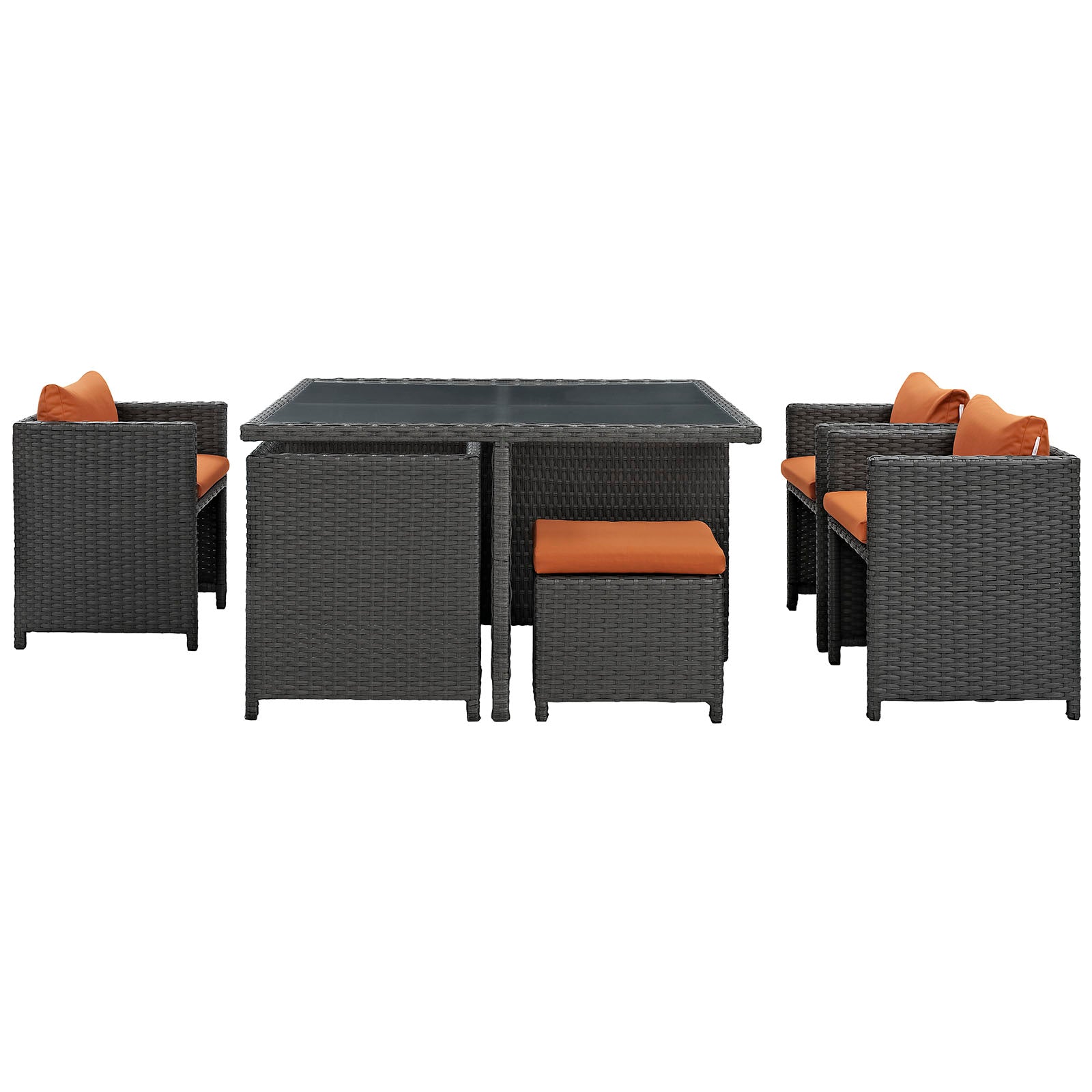 outdoor 9 Piece Outdoor Patio Sunbrella® Dining Set