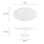 Lippa Oval Wood Coffee Table