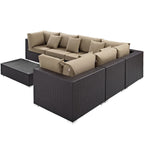 outdoor 7 Piece Outdoor Sectional Set