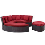 outdoor Circular Outdoor Patio Daybed Set