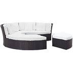 outdoor Circular Outdoor Patio Daybed Set