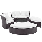 outdoor Circular Outdoor Patio Daybed Set