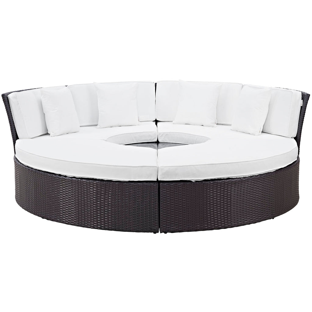 outdoor Circular Outdoor Patio Daybed Set