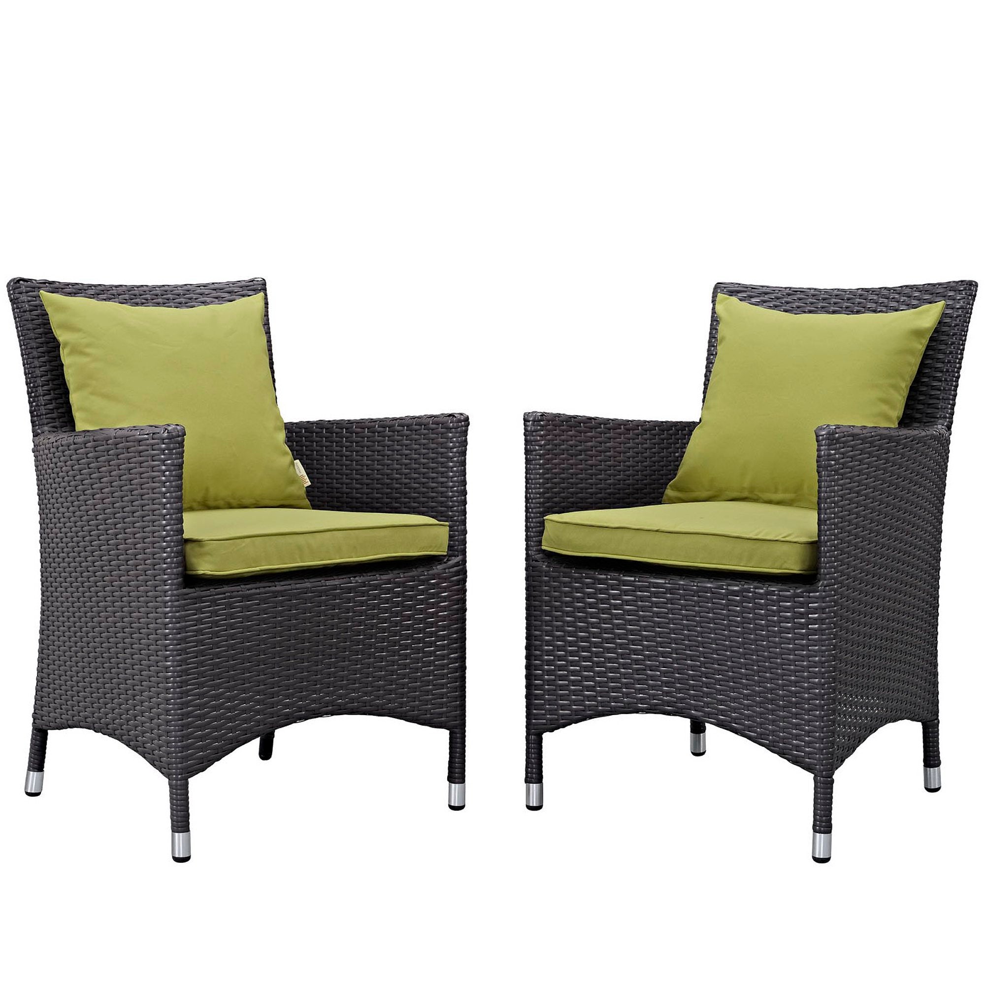 Convene 2 Piece Outdoor Dining Set - EEI-2188-EXP-PER-SET