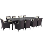 outdoor 11 Piece Outdoor Dining Set