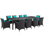 outdoor 11 Piece Outdoor Dining Set