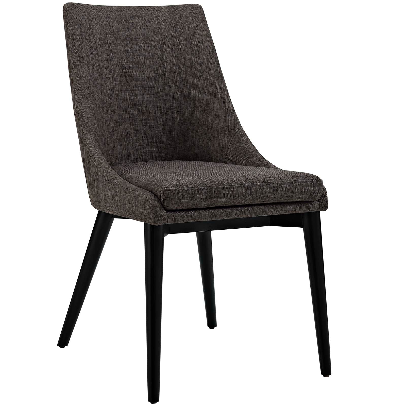 Viscount Fabric Dining Chair - EEI-2227-BRN