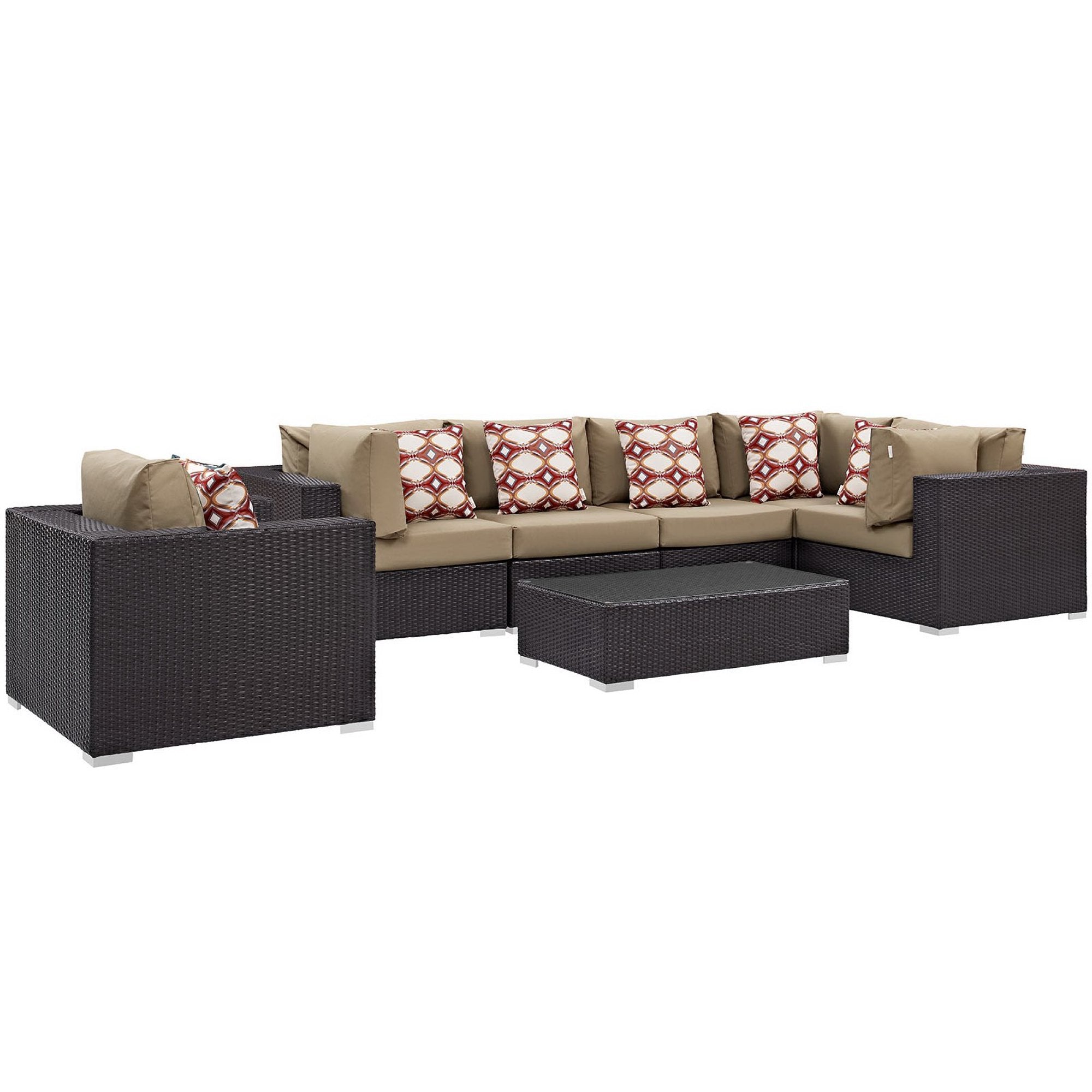 Convene 9 Piece Outdoor Sectional Set