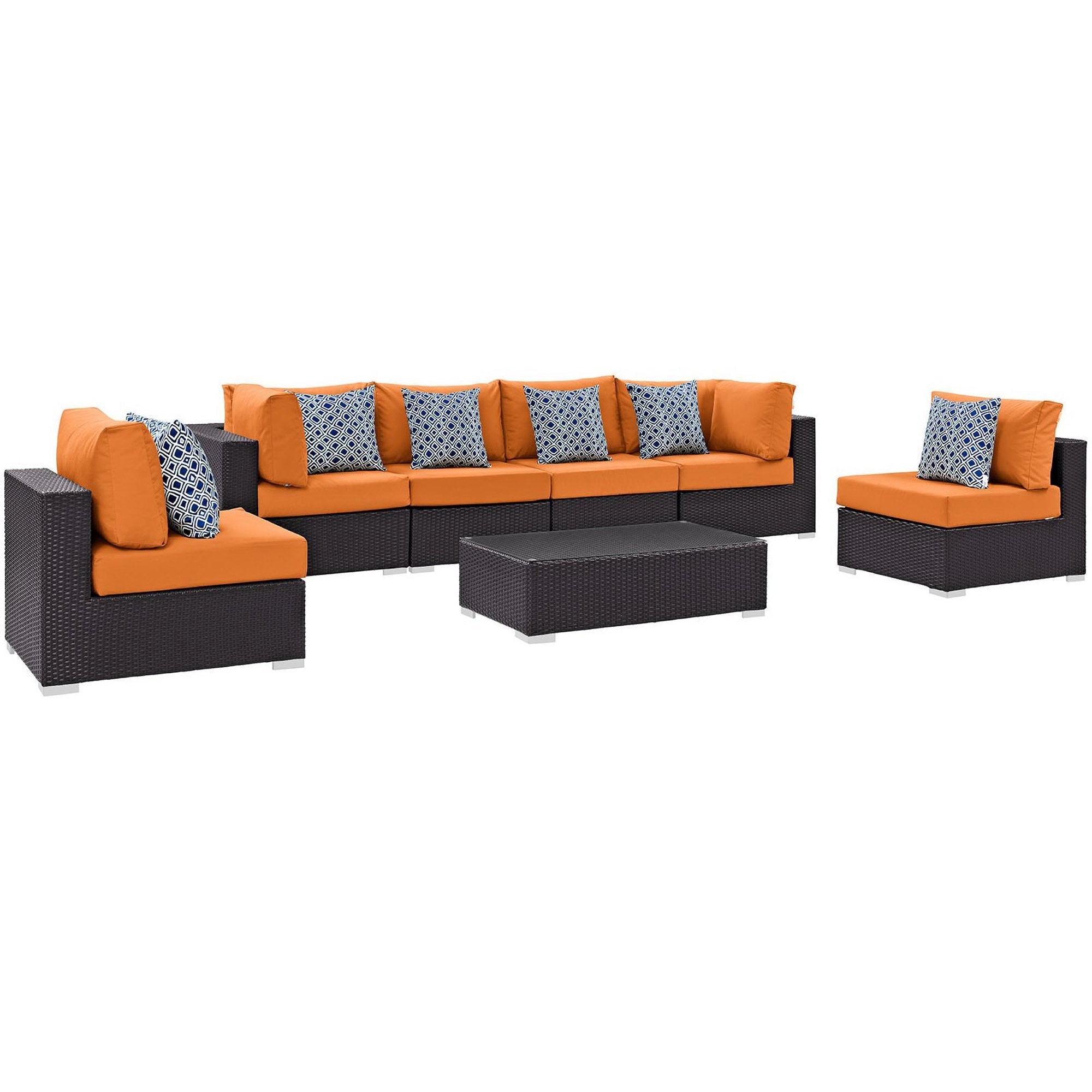 outdoor 7 Piece Outdoor Sectional Set