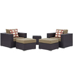 outdoor 5 Piece Outdoor Patio Sectional Set