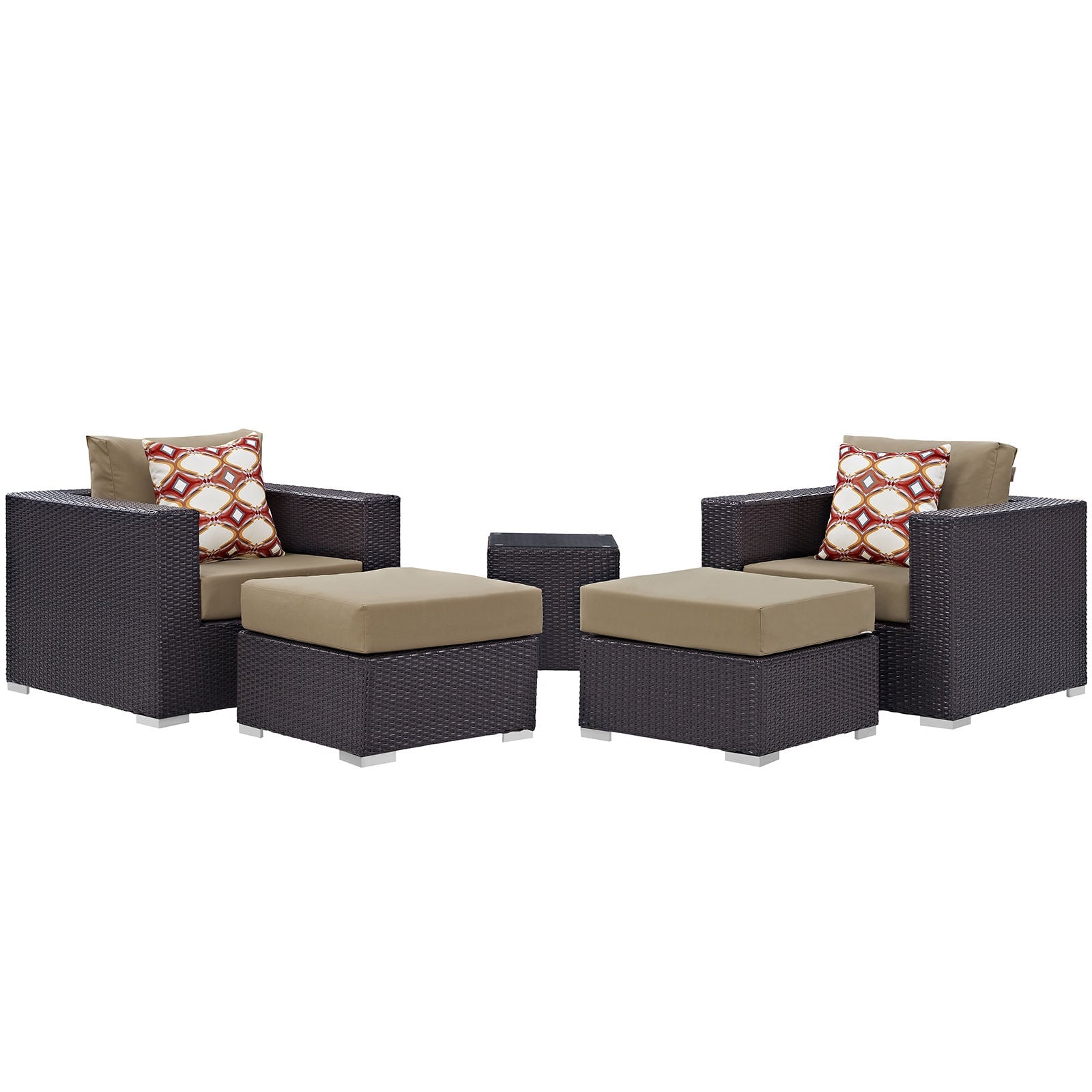 outdoor 5 Piece Outdoor Patio Sectional Set
