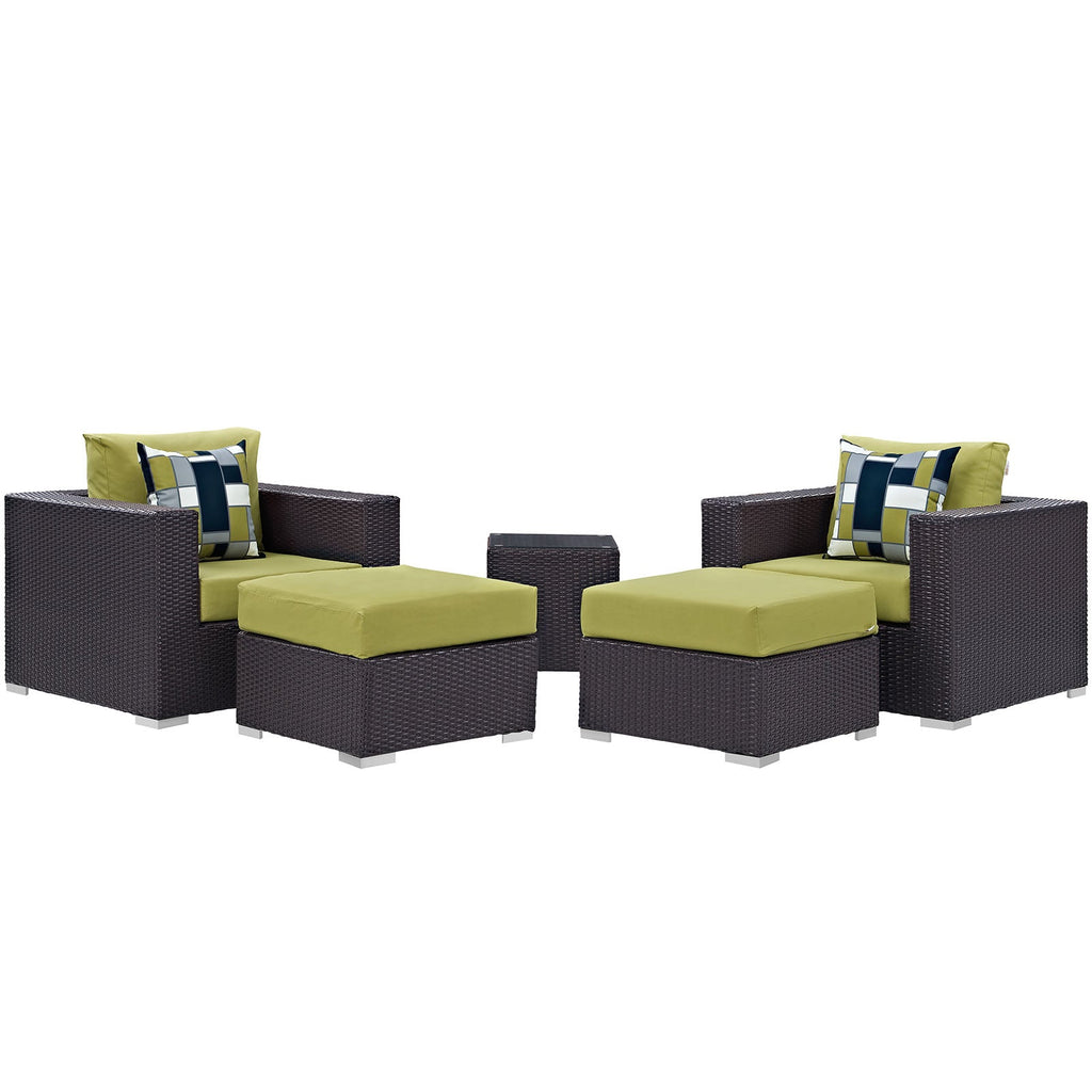 outdoor 5 Piece Outdoor Patio Sectional Set