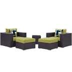 outdoor 5 Piece Outdoor Patio Sectional Set