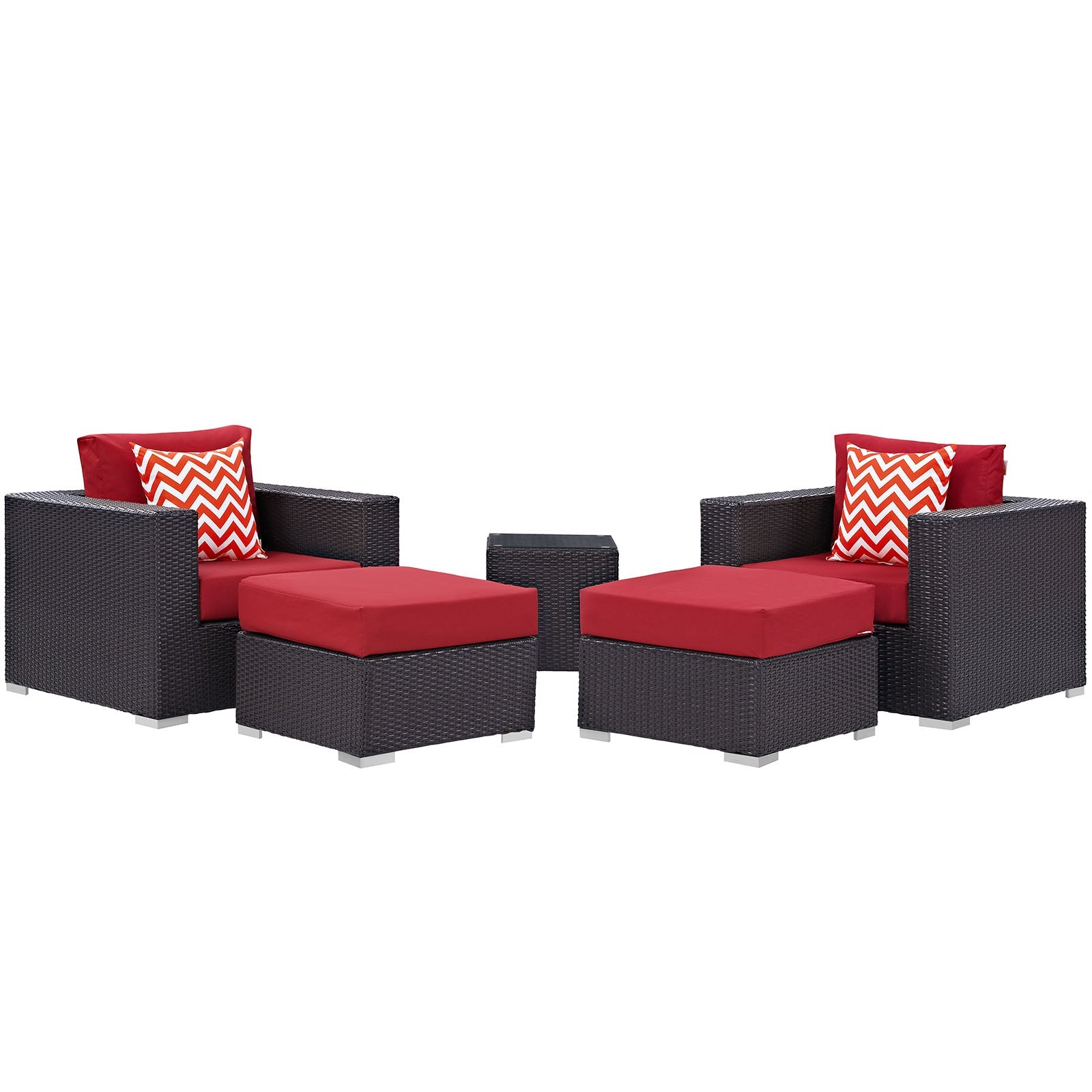 outdoor 5 Piece Outdoor Patio Sectional Set