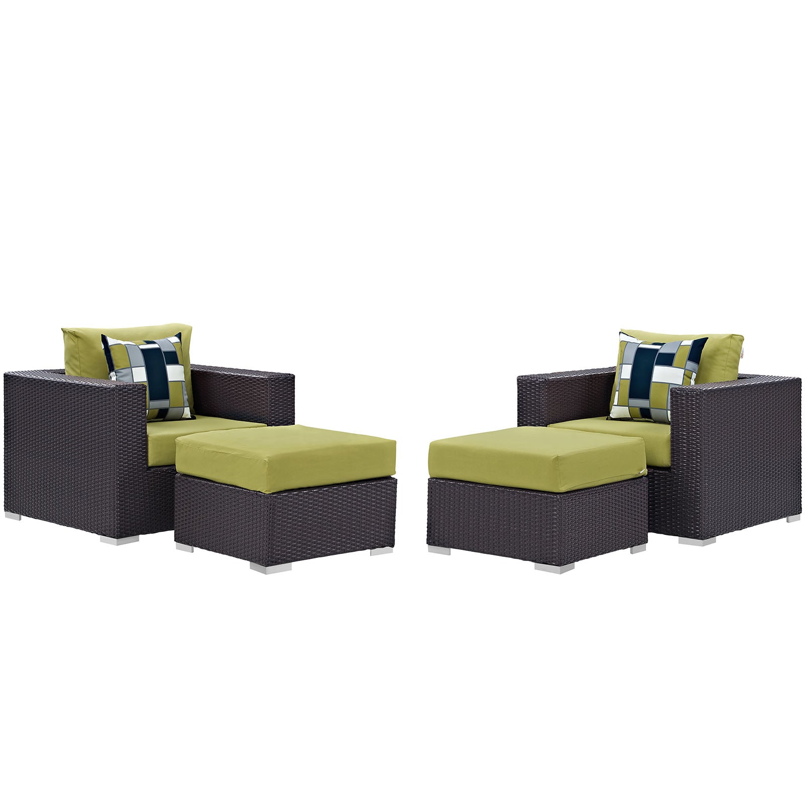 outdoor 4 Piece Outdoor Patio Sectional Set