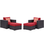 outdoor 4 Piece Outdoor Patio Sectional Set
