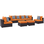outdoor 8 Piece Outdoor Sectional Set