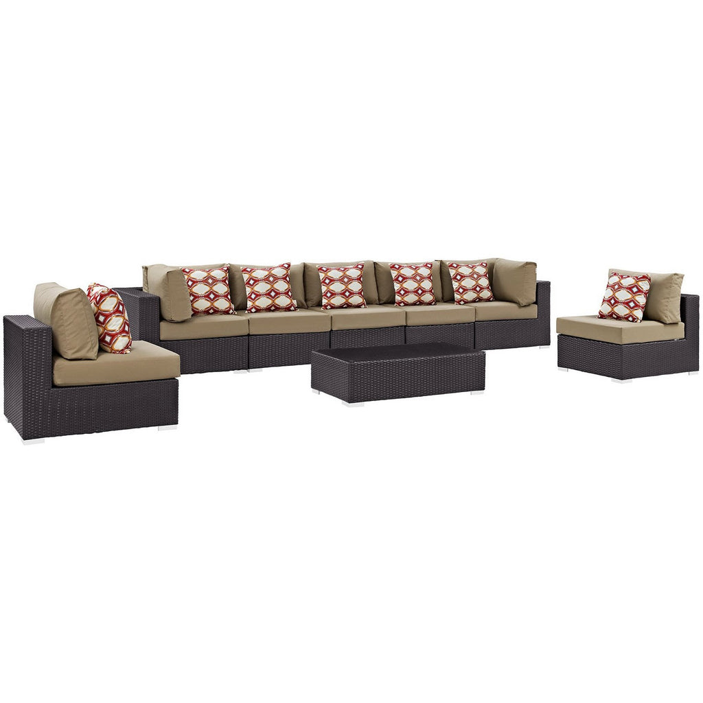outdoor 8 Piece Outdoor Sectional Set