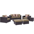 outdoor 8 Piece Outdoor Patio Sectional Set