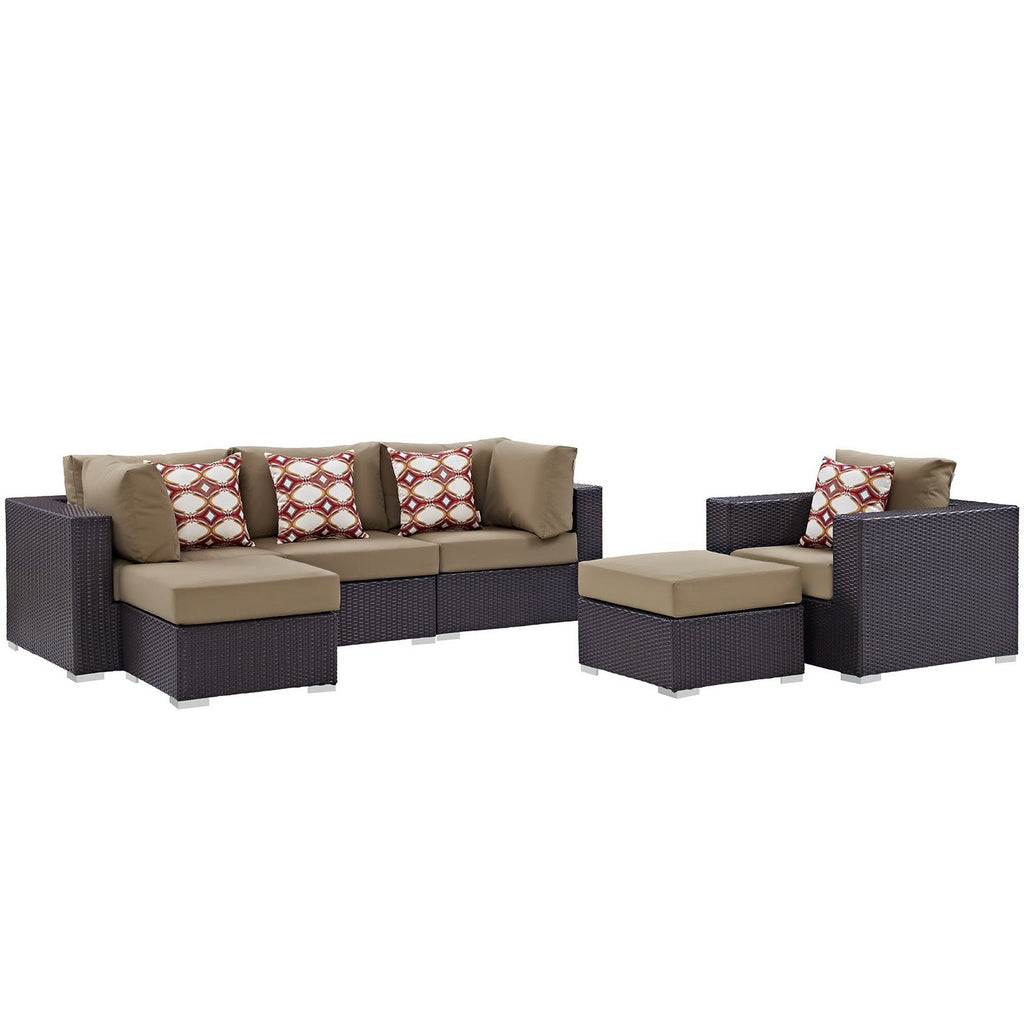outdoor 6 Piece Outdoor Sectional Set