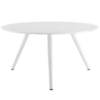 Lippa Round Wood Dining Table with Tripod Base