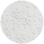 Lippa Round Artificial Marble Dining Table with Tripod Base