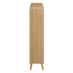 Transmit 7 Shelf Wood Grain Bookcase