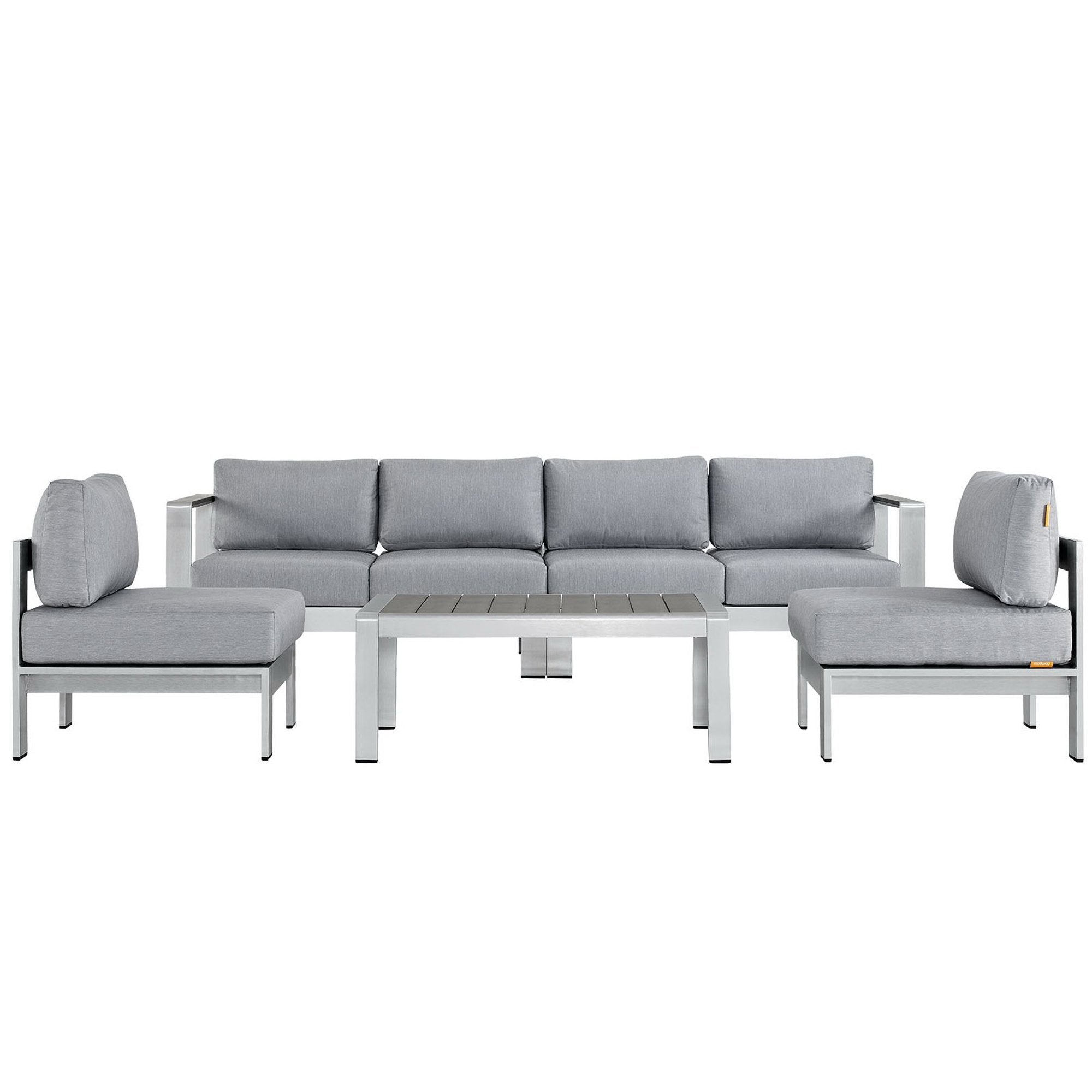 outdoor 5 Piece Outdoor Aluminum Sectional Sofa Set
