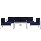 outdoor 5 Piece Outdoor Aluminum Sectional Sofa Set