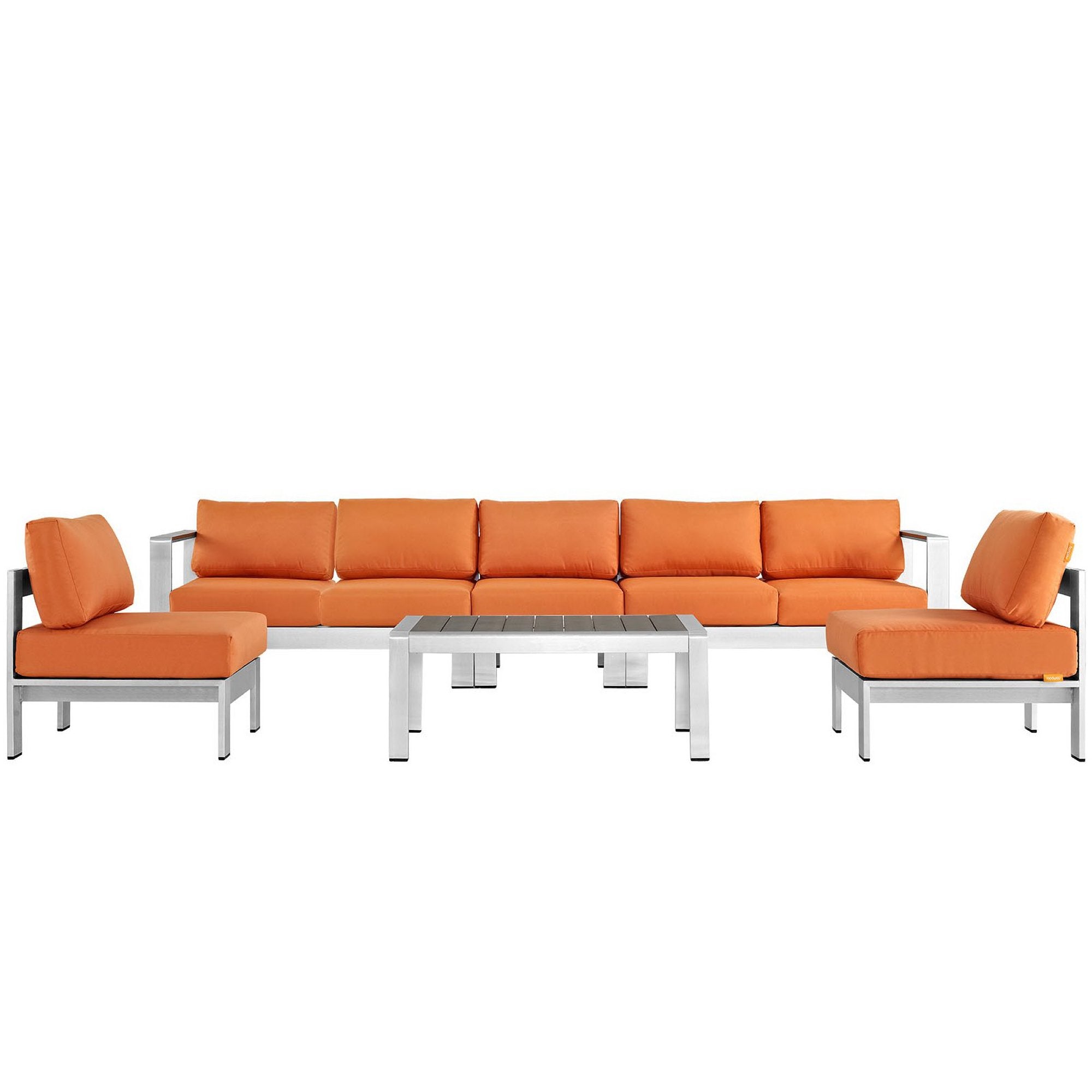 outdoor 6 Piece Outdoor Aluminum Sectional Sofa Set