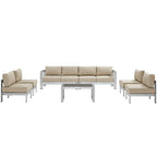 outdoor 7 Piece Outdoor Sectional Sofa Set