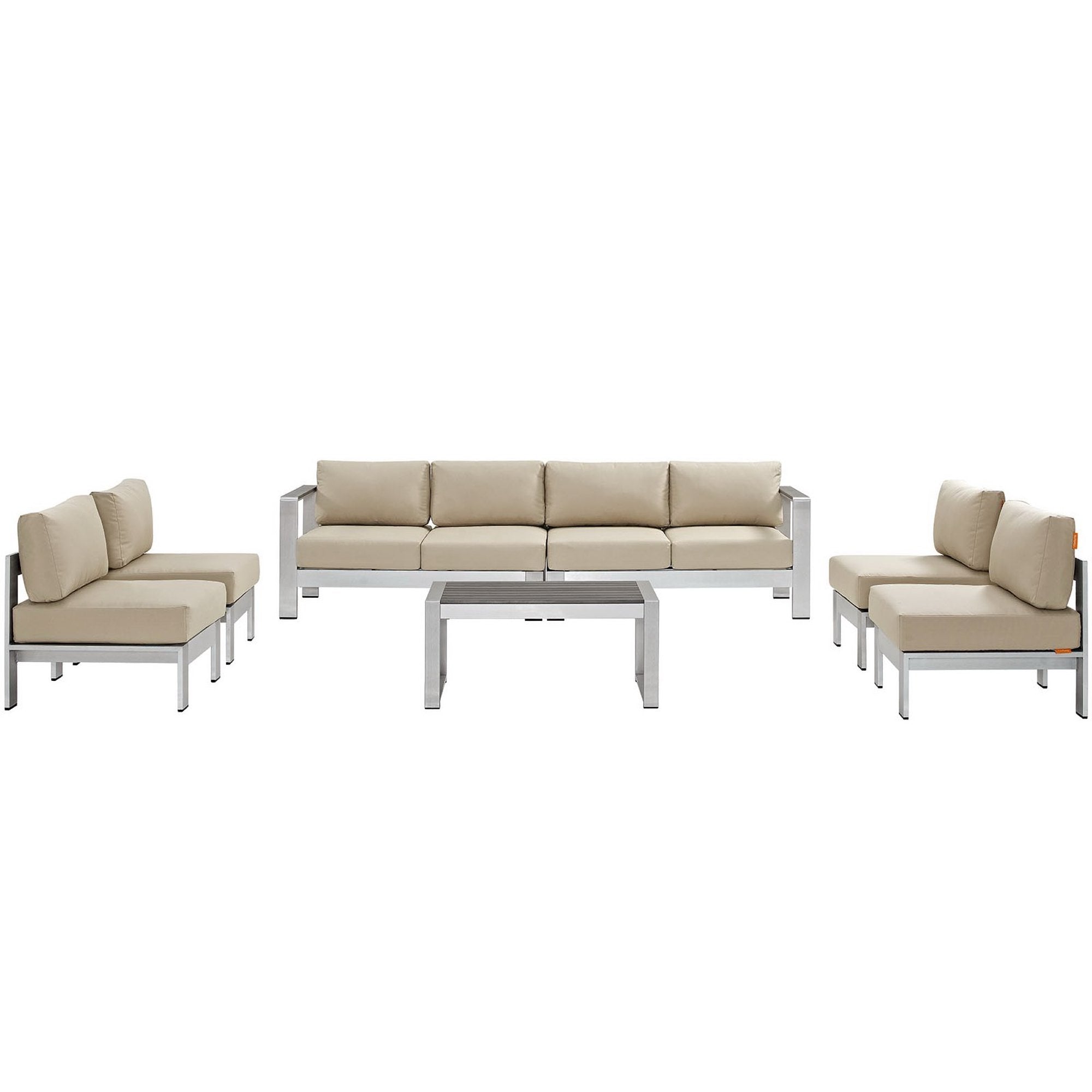 outdoor 7 Piece Outdoor Sectional Sofa Set