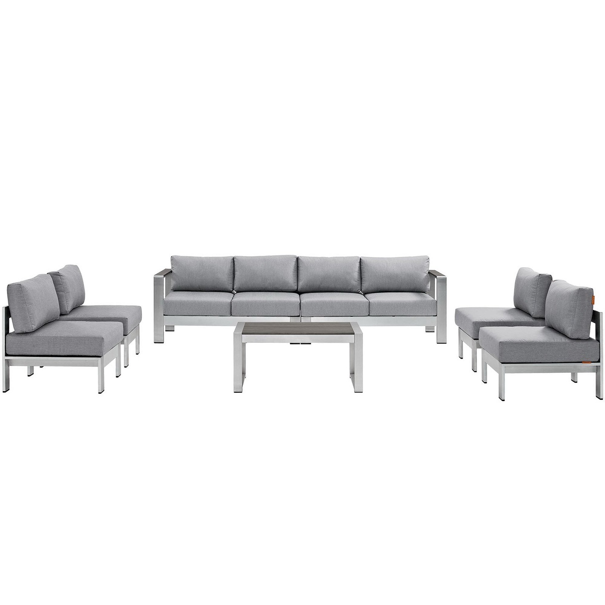 outdoor 7 Piece Outdoor Sectional Sofa Set