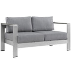 outdoor 6 Piece Outdoor Patio Aluminum Sectional Sofa Set