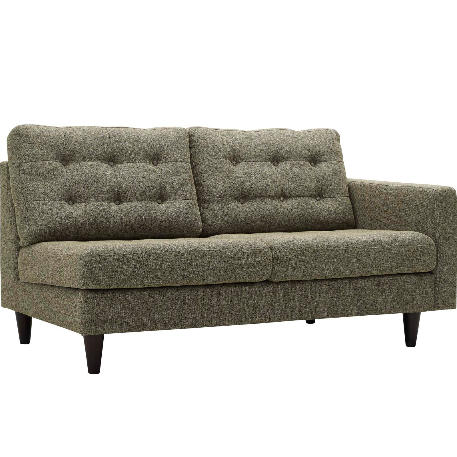 Empress Right-Facing Upholstered Fabric Loveseat - EEI-2595-OAT