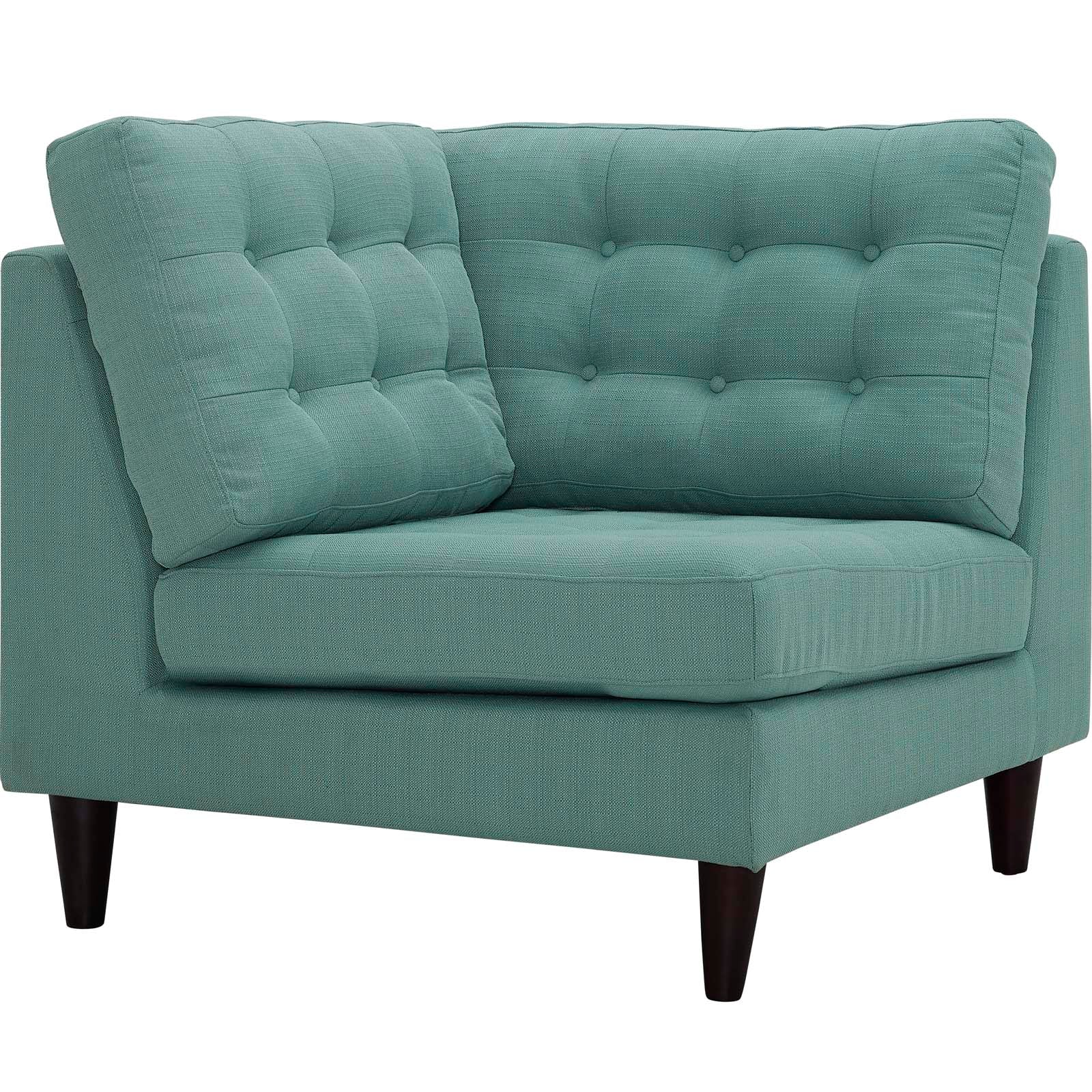 Empress Upholstered Fabric Corner Sofa - EEI-2610-LAG